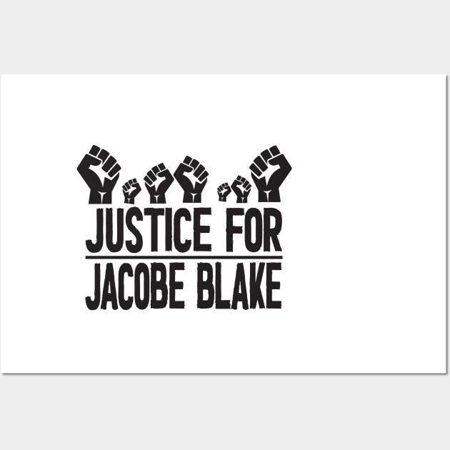 Justice For Jacob Blake BLM Wall Art by Netcam